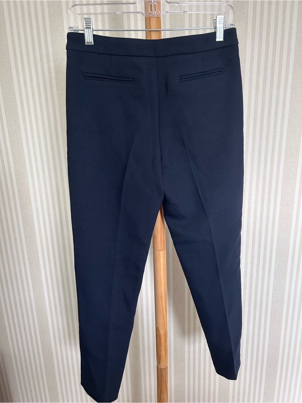 SANDRO Women’s Tailored Slim Ankle Pants  Navy Size 36 NEW - Picture 3 of 12